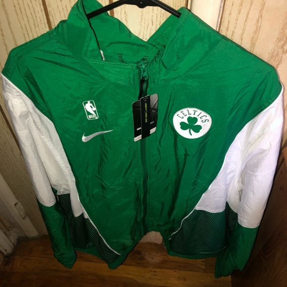 boston celtics windbreaker jacket